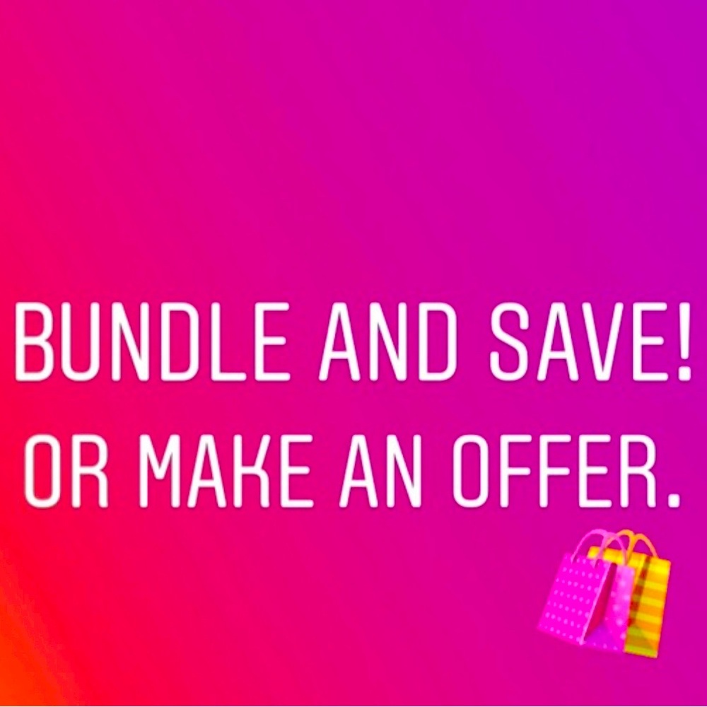 Bundle with multiple items and save on shipping and get extra discounts💕💕💕
